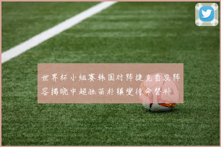 世界杯小组赛韩国对阵捷克首发阵容揭晓中超独苗朴镇燮待命替补